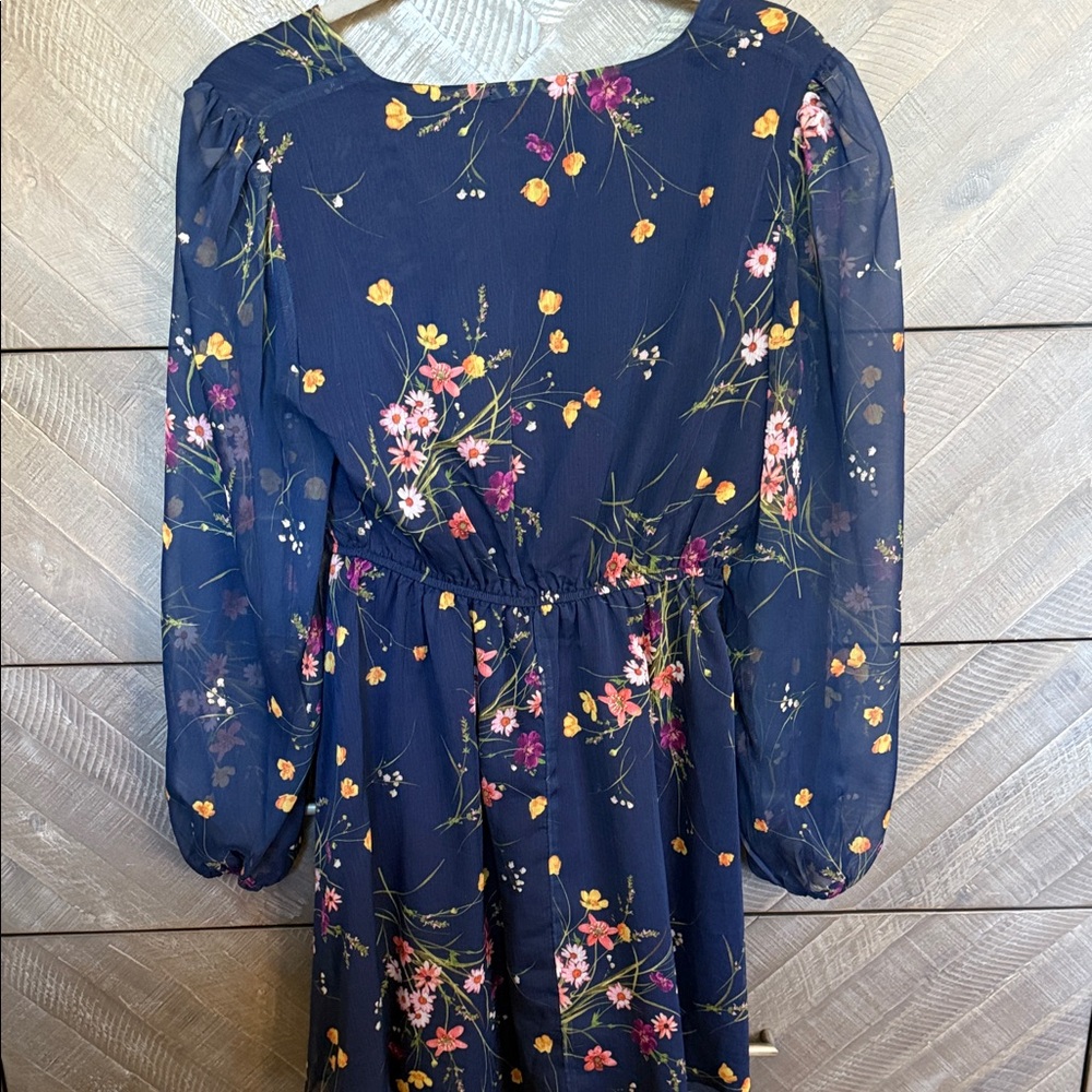 Cupshe Navy Floral Dress - Picture 4 of 4
